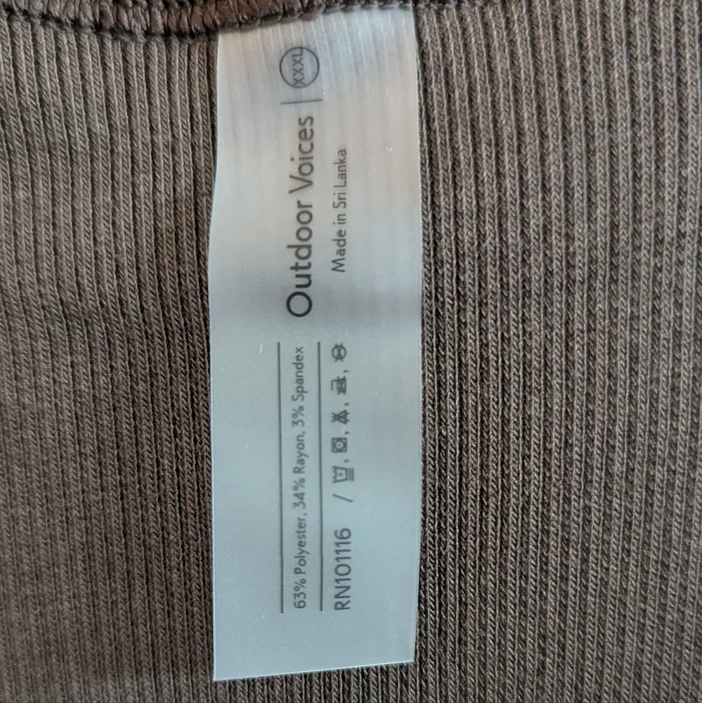 OUTDOOR VOICES CozyRib Tank Top NWT - Picture 4 of 6